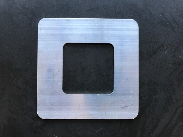 50mm Cover Plate with radiused corners