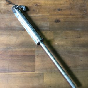 Galvanised Lockable 400mm Drop bolt