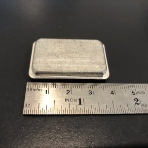 38 x 25mm Aluminium Knock in End Cap